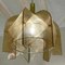 Lámpara colgante Mid-Century moderna de vidrio acrílico de bronce, alambre y latón, años 70, Imagen 11