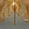 Mid-Century Modern Pendant Lamp in Bronze Acrylic Glass, Wire and Brass, 1970s 8