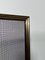 Neoclassical Fire Screen in Brushed Steel, Brass and Wire Mesh in the style of the Maison Jansen, 1940s, Image 10