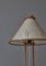 Scandinavian Wabi-Sabi Bamboo Table Lamp Shade with Pressed Plants, 1950s 4