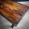 Industrial Dining Table with Cast Iron 5