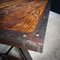 Industrial Dining Table with Cast Iron, Image 4