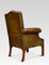Mahogany Framed Leather Armchair, 1890s, Image 2