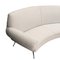 Mid-Century Curved Sofa in White Bouclé with 6 Legs by Gigi Radice for Minotti, 1950s 5