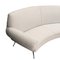 Mid-Century Curved Sofa in White Bouclé with 6 Legs by Gigi Radice for Minotti, 1950s, Image 5