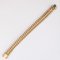 French 18 Karat Rose Gold Chiseled American Mesh Curb Bracelet, 1950s 8