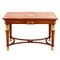 Empire Table Covered with Precious Wood Veneer and Gilded Bronze 1