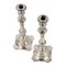 Silver Saturday Candlesticks, Kyiv, 1878, Set of 2 3