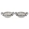 Crystal Candy Bowls with Silver, Russia, 1917, Set of 2, Image 2
