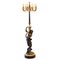 20th Century French Floor Lamp in Gilded and Patinated Bronze, 1890s 1