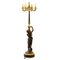 20th Century French Floor Lamp in Gilded and Patinated Bronze, 1890s 3