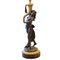 Lampada da terra in bronzo dorato e patinato, Francia, XX secolo, fine XIX secolo, Immagine 4