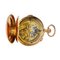 Heures Reputition Quarts Chronographs 14k Gold Pocket Watch, 1890s 5