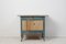 Kleines schwedisches Rokoko / Gustavianisches Blaues Sideboard 8