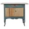 Small Swedish Rococo / Gustavian Blue Sideboard 1