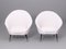 Mid-Century Italian Lounge Chairs in Bouclé attributed to Federco Munari, 1950s, Set of 2, Image 2
