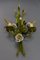 Italian Toleware White Poppy and Wheat Green Floral Bouquet Two-Light Sconce, 1960s 10