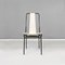 Italian Modern Chairs in White Leather by Adalberto dal Lago for Misura Emme, 1980s, Set of 4 5