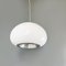 Italian Black and White Ceiling Light attributed to Fratelli Castiglioni for Flos, 1970s 3