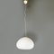 Italian Black and White Ceiling Light attributed to Fratelli Castiglioni for Flos, 1970s 2