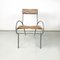 Italian Modern Juliette Chair in Rope and Gray Steel attributed to Massimo Iosa-Ghini, 1990s 2