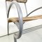 Silla Juliette italiana moderna de cuerda y acero gris atribuida a Massimo Iosa-Ghini, años 90, Imagen 10