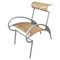 Italienischer Moderner Juliette Chair aus Seil & Grauem Stahl, Massimo Iosa-Ghini zugeschrieben, 1990er 1