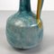 Italian Modern Light Blue and Yellow Ceramic Vase attributed to Bruno Gambone, 1970s 10