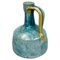 Italian Modern Light Blue and Yellow Ceramic Vase attributed to Bruno Gambone, 1970s 1