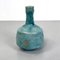Italian Modern Light Blue and Yellow Ceramic Vase attributed to Bruno Gambone, 1970s 4