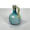 Vaso moderno in ceramica azzurra e gialla attribuito a Bruno Gambone, Italia, anni '70, Immagine 2