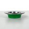 Italian Modern Green Plastic and Metal Ashtray by Gino Colombino for Kartell, 1970s 2