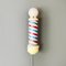 Mid-Century Barber Pole Light in Plastic, Metal and Opaline Glass, USA, 1950s, Image 5