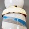Mid-Century Barber Pole Lampe aus Kunststoff, Metall & Opalglas, USA, 1950er 7