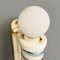 Mid-Century Barber Pole Light in Plastic, Metal and Opaline Glass, USA, 1950s, Image 6