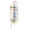 Mid-Century Barber Pole Light in Plastic, Metal and Opaline Glass, USA, 1950s, Image 1