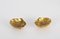 Mid-Century Shell-Shaped Soap Dishes in Gilt Bronze, Italy, 1950s, Set of 2 2