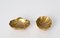 Mid-Century Shell-Shaped Soap Dishes in Gilt Bronze, Italy, 1950s, Set of 2 10