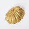 Mid-Century Muschelförmige Seifenschale aus Vergoldeter Bronze, Italien, 1950er, 2er Set 11