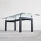 LC6 Dining Table attributed to Le Corbusier for Cassina and Chairs in Black Leather by Matteo Grassi, 1990s, Set of 5 11