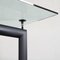 LC6 Dining Table attributed to Le Corbusier for Cassina and Chairs in Black Leather by Matteo Grassi, 1990s, Set of 5 17