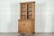 English Glazed Pine Bookcase with Showcase, 1880s 5