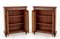 French Side Bookcase Cabinets in Walnut, 1880s, Set of 2 8