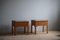 Stools in Pine & Fabric with Storage, 1950s, Set of 2 6