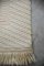 Vintage Cream Wool Runner Rug 7