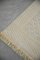 Vintage Cream Wool Runner Rug 3