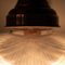 Grande Lampe à Suspension Holophane Stiletto Bowl, 1920s 17