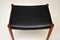Vintage Danish Teak and Leather Stool attributed to Niels Moller, 1960s, Image 6