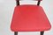 Kitchen Chair with Red Synthetic Leather Cover, 1960s 11