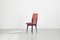 Kitchen Chair with Red Synthetic Leather Cover, 1960s, Image 4